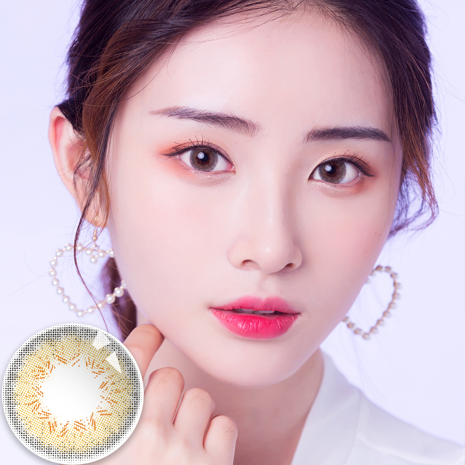 MerryDolly绮丽棕#393—健康抛182元/副 软性亲水接触镜